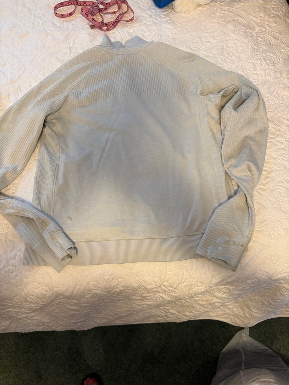 lululemon athletica Light Gray Quarter-Zip Pullover - Picture 3 of 11